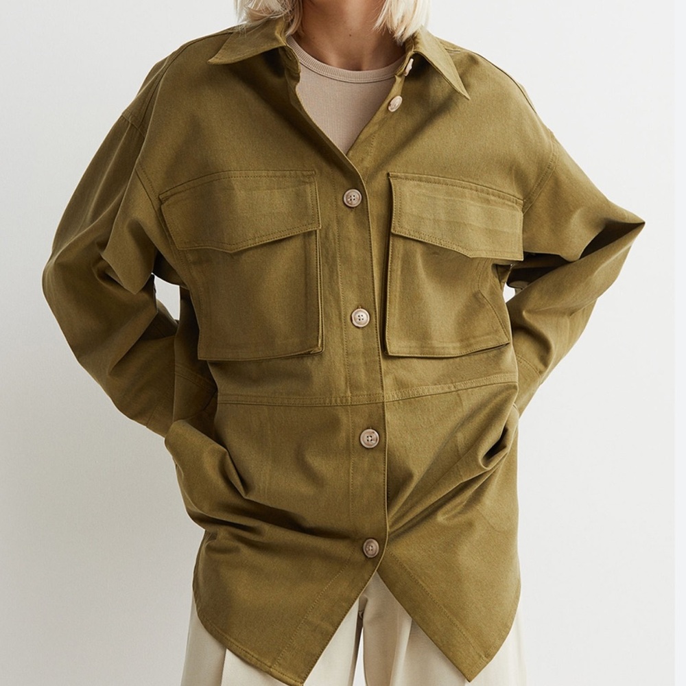 H&M Oversized Twill Shacket